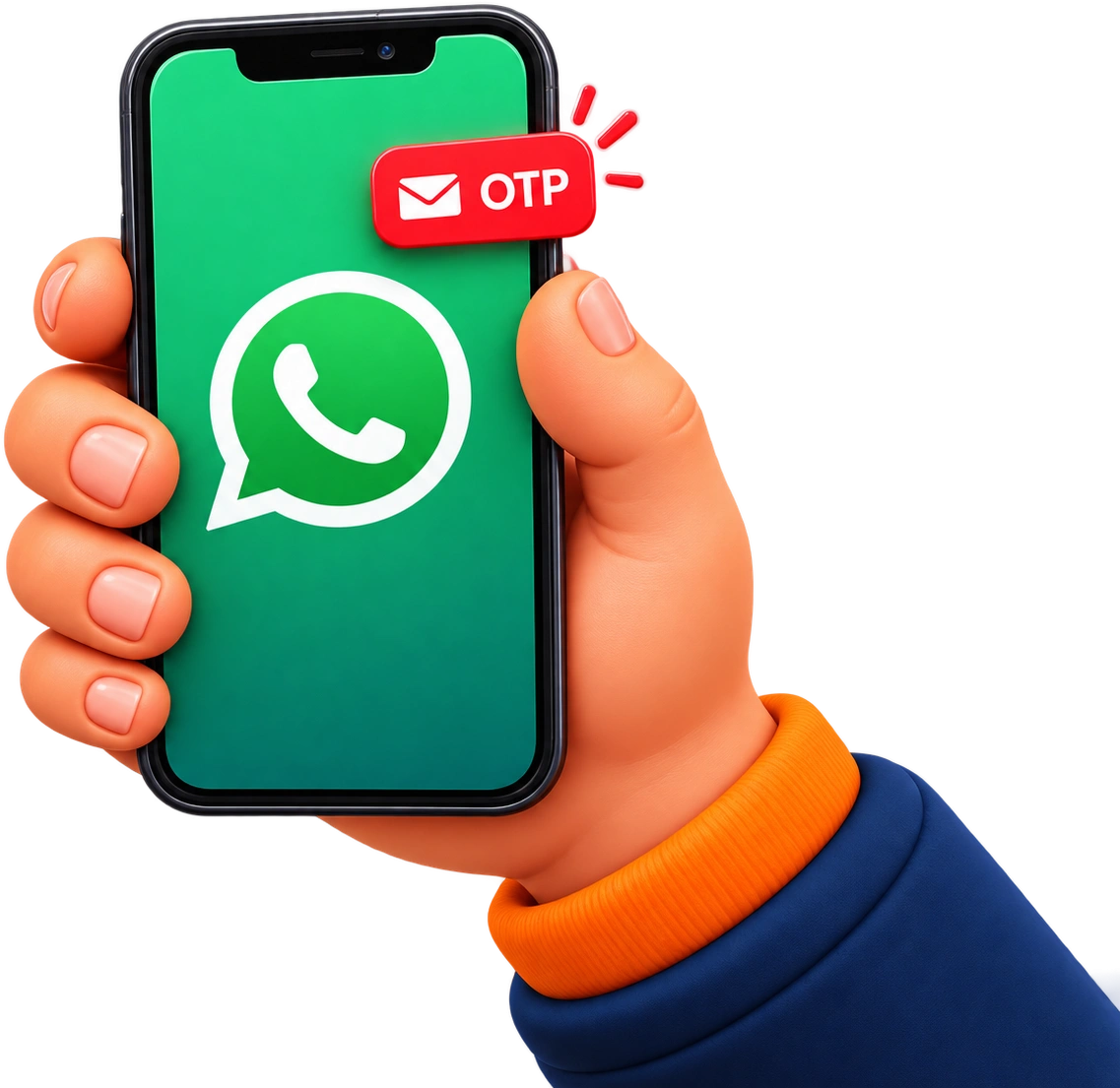 3D WhatsApp Phone